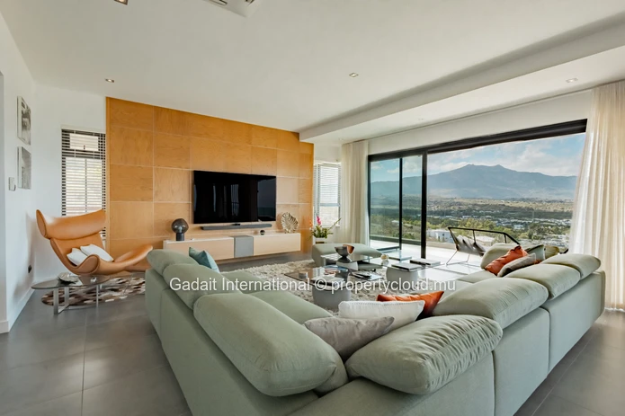 Exceptional Penthouse for Rent in Rivière Noire – Lagoon & Morne Brabant 180° View | Gadait International