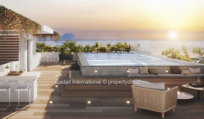 Discover an upscale penthouse in the heart of Tamarin.