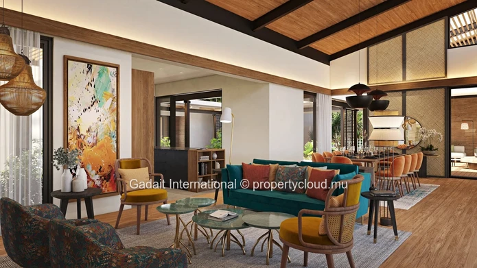 HARMONIE : 204 m² villa with sea view and Le Morne mountain panorama in Rivière Noire