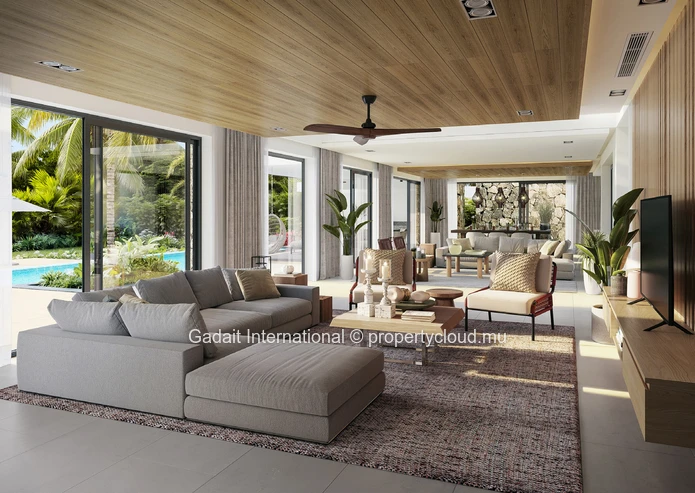 Tropical Elegance Redefined with this Waterfront Villa in Mauritius