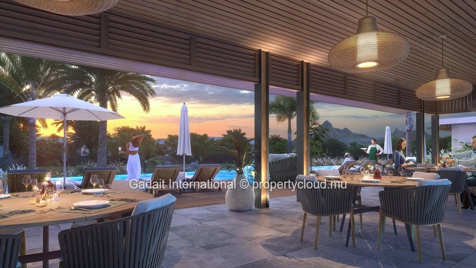 Contemporary villa with spectacular ocean views and infinity pool in Tamarin