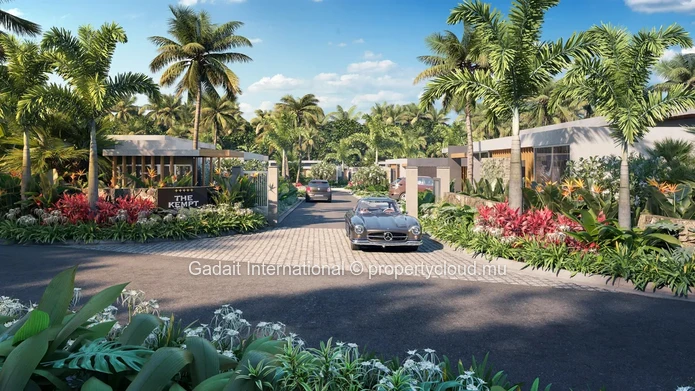 Luxury villa with private pool and tropical garden for sale in Mauritius