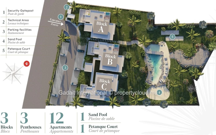 3-Bedroom Apartment in Grand Baie – Only 4 Apartments Remaining at Botanic Bay