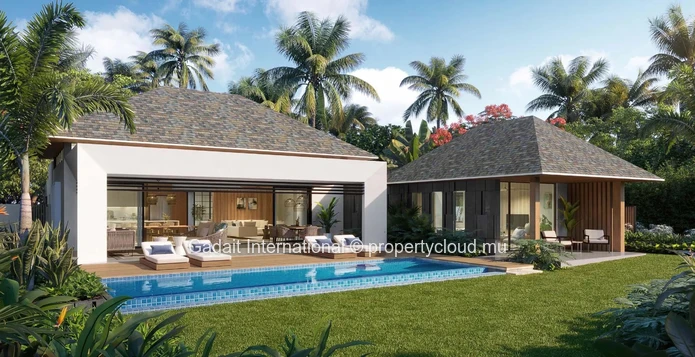 For sale: 458m² villa with swimming pool in the heart of a tropical paradise in Mauritius