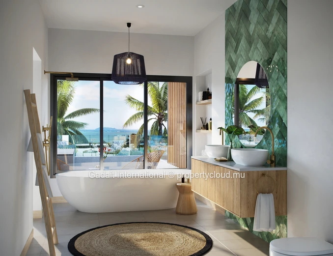 Propriété Pieds dans l'Eau, Luxe Contemporain au Nord de l'Île Maurice