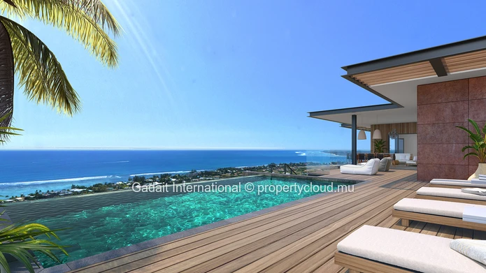 Duplex luxury villa with panoramic ocean view