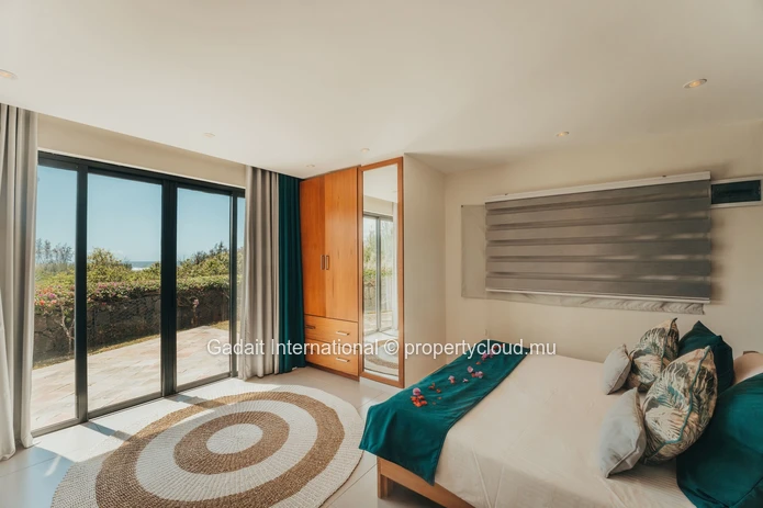 Belle Rivière Villa : 4 bedrooms with pool and sea view, Mauritius