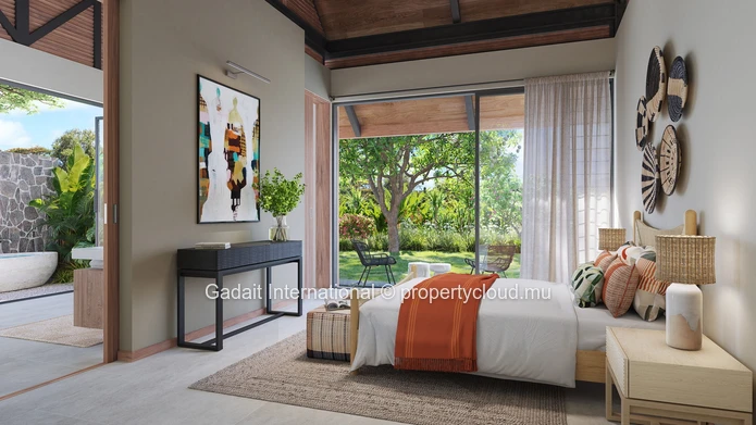 Villa Demera : propriété 1072m², 3 chambres, piscine, jardin - Anahita Beau Champ, Maurice