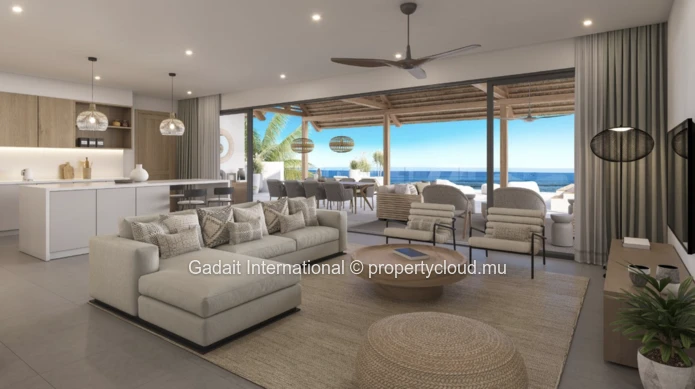 Appartement de Luxe Pieds dans l'Eau à Vendre à l'Île Maurice – Accessible aux Étrangers | Tamarin Côte Ouest