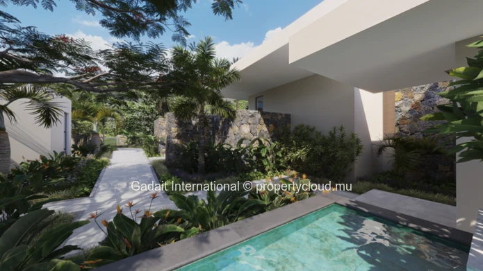 A vendre une Villa contemporaine d'exception dans le domaine de Bel Ombre dans le sud de l'Ile Maurice