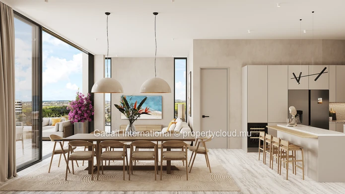 2-Bedroom Penthouse – Mont Choisy, Open Views
