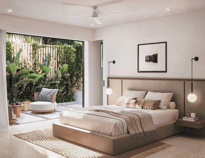 Luxurious flat with garden and terrace for sale near dream beaches