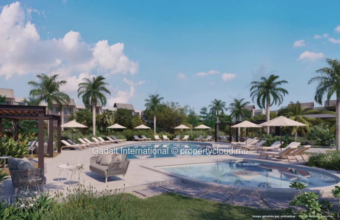Appartement de Prestige d'une Chambre | Élégance Tropicale à Azuri, Île Maurice