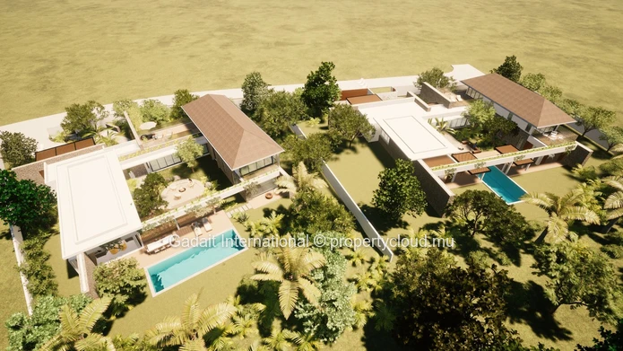 Villa I7: une oasis contemporaine de 560,7 m² au cœur du resort Anahita
