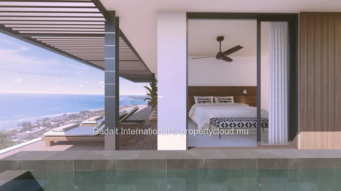 Luxury villa with panoramic sea view and private pool for sale | Legend Hill Resort, Black River