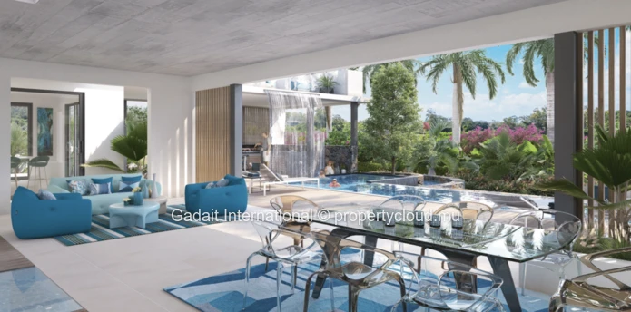 Invest in a luxury villa on the Anahita golf course in the east of Mauritius