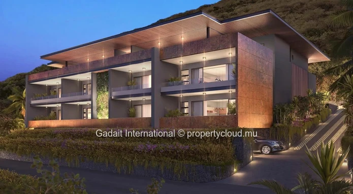 Appartement à vendre avec vue sur la mer à Tamarin, l'Île Maurice