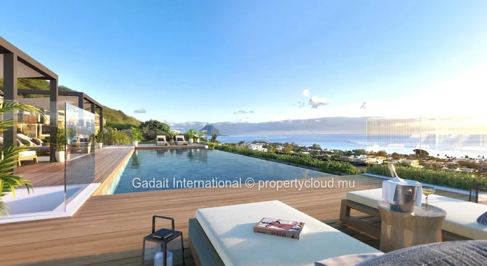 Appartement à vendre avec vue sur la mer à Tamarin, l'Île Maurice