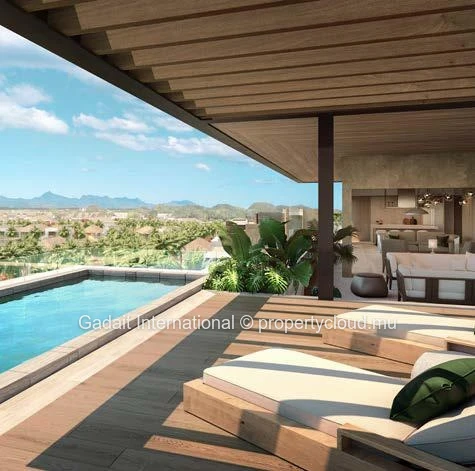 En vente : Appartement de luxe avec vue panoramique et accès golf à Mont Choisy