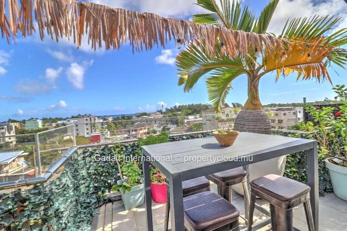 Exceptional Penthouse in Trou aux Biches – Sea View and Beach Access Just 200 Meters Away
