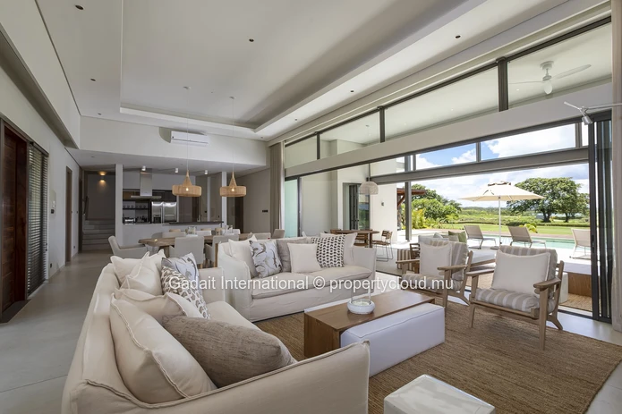Villa contemporaine de 4 chambres avec vue sur golf à Anahita, Île Maurice