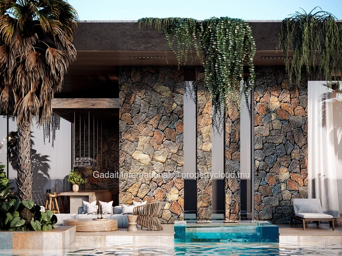 Luxueuse villa avec vue mer, golf, spa et services personnalisés à Bel Ombre, île Maurice