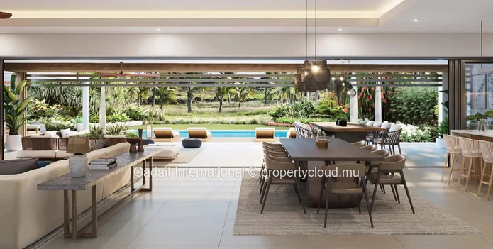 For sale: 458m² villa with swimming pool in the heart of a tropical paradise in Mauritius