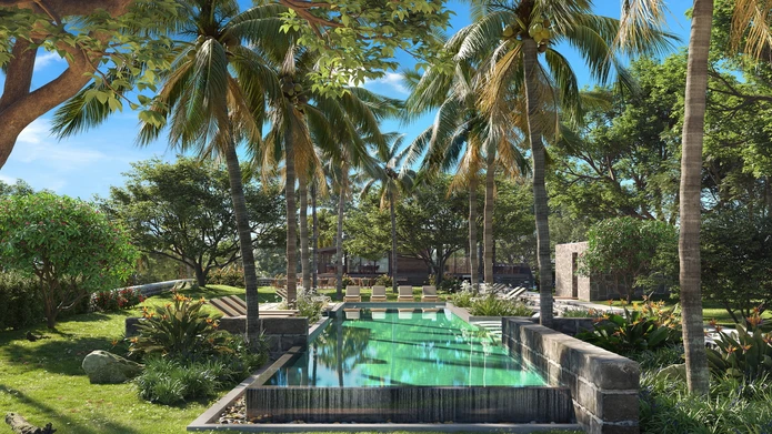 Écho des Champs: 3 bedroom apartment | Golf, beach, breathtaking view | Anahita Beau Champ