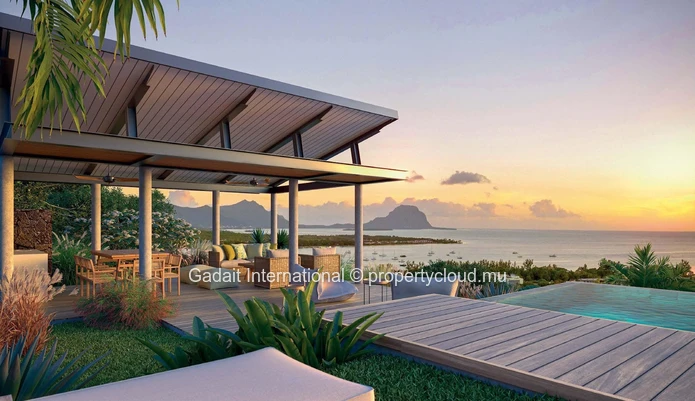 Villa avec piscine, vue sur mer et accès golf | Rivière Noire, Île Maurice
