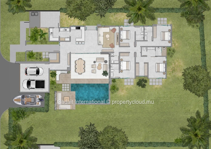 Palmaris | Villas de Luxe 4 Chambres à Vendre au Domaine de Palmyre, Île Maurice