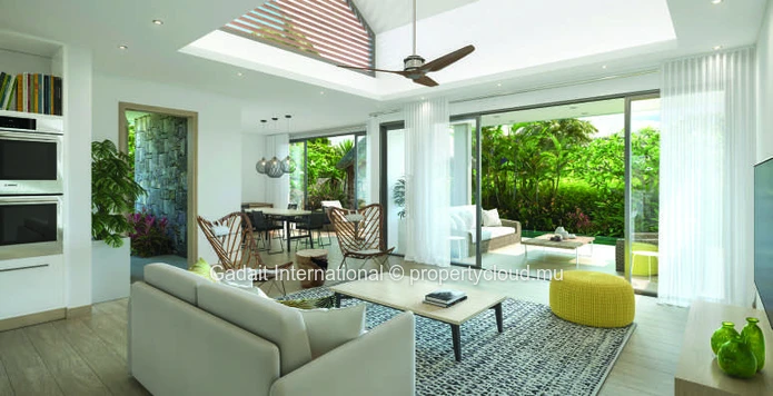 À vendre, villa de 3 chambres avec piscine à Pointe d'Esny Maurice
