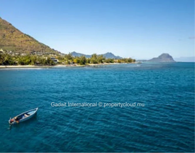 Une résidence luxueuse en bord de mer sur la côte ouest de l'Île Maurice