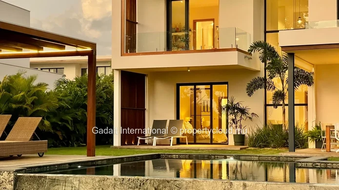 Luxury villa with sea view in Tamarin | contemporary luxury villa in Mauritius