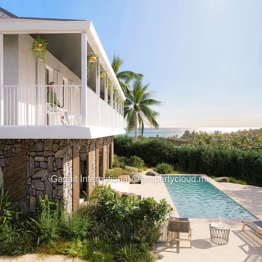 Vivez dans le luxe écologique avec une piscine privée et une vue imprenable.