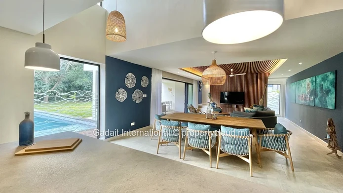 Villa de luxe avec vue sur le golf dans un cadre tropical à vendre | Héritage Bel Ombre