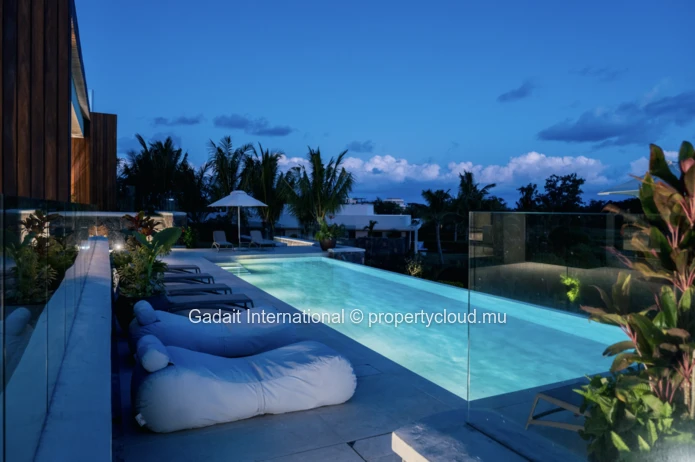 Villa d'exception à Anahita, Île Maurice – Vue panoramique sur le golf et la montagne