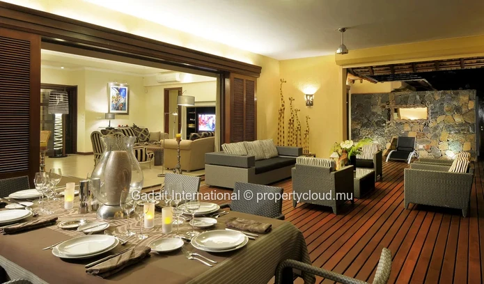Luxury 5-bedroom villa with private beach for sale in Tamarina, Mauritius