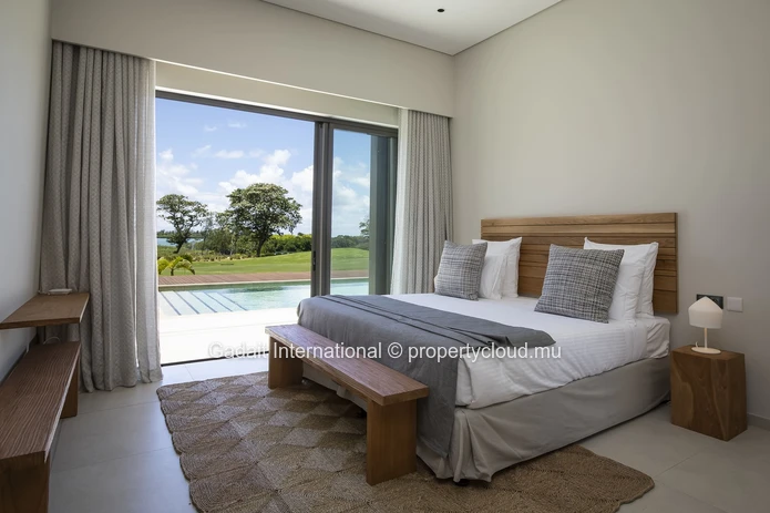 Villa contemporaine de 4 chambres avec vue sur golf à Anahita, Île Maurice