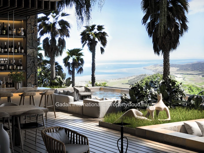 Luxueuse villa avec vue mer, golf, spa et services personnalisés à Bel Ombre, île Maurice