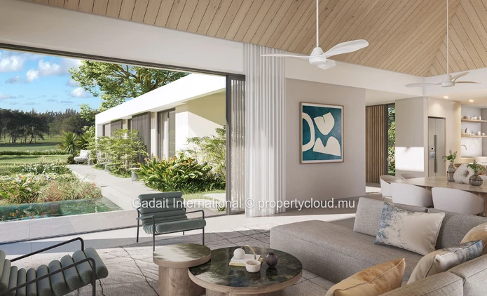 Villa de luxe avec 2 chambres et vue sur le golf à vendre | Heritage Valriche – Île Maurice
