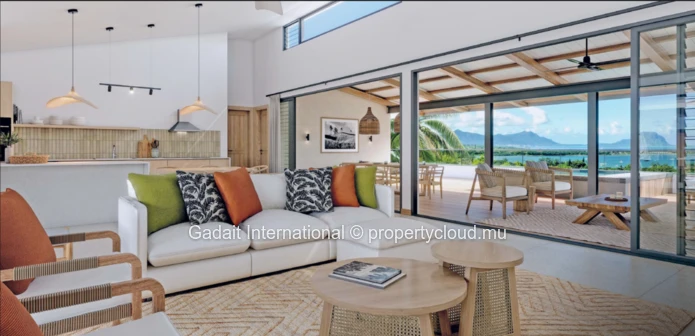 Villa avec piscine, vue sur mer et accès golf | Rivière Noire, Île Maurice