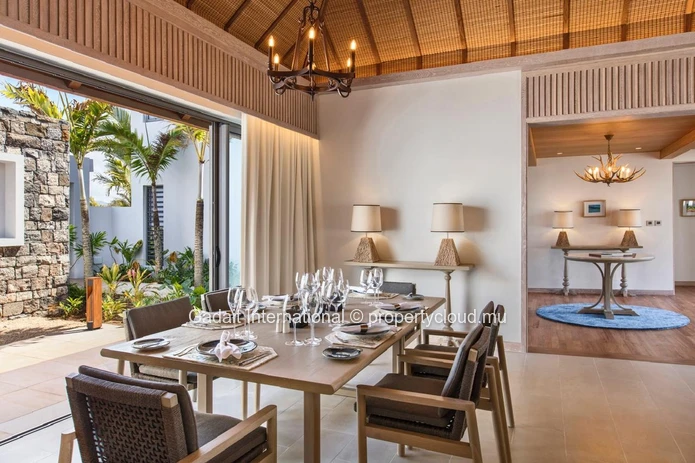 Villa de 4 chambres avec accès exclusif aux services de luxe sur l'île Maurice.