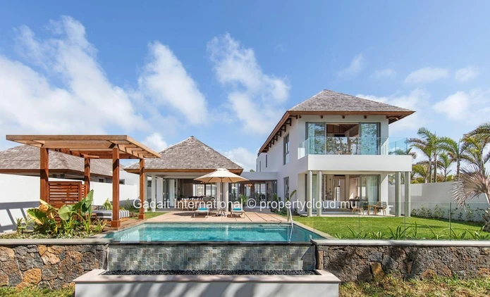 Villa de 4 chambres avec accès exclusif aux services de luxe sur l'île Maurice.