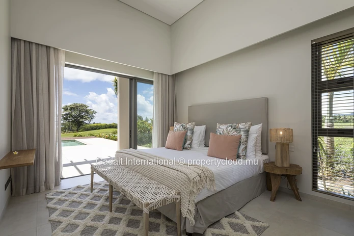 Villa contemporaine de 4 chambres avec vue sur golf à Anahita, Île Maurice