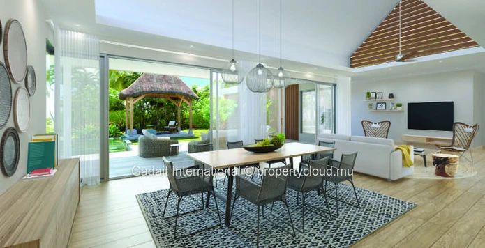À vendre, villa de 3 chambres avec piscine à Pointe d'Esny Maurice