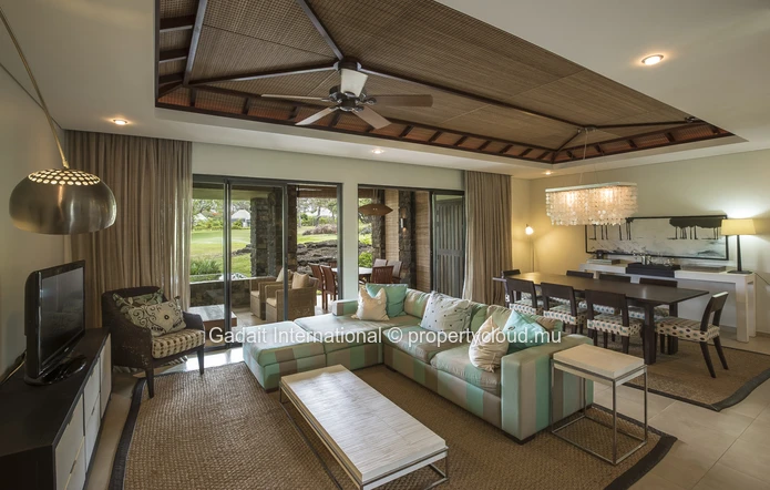 Prestige rental : 2+1 bedroom apartment with private pool & golf view | Anahita Golf & Spa Resort Beau Champ