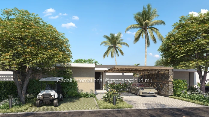 Invest in a luxury 2 bedroom villa with golf view in Azuri, Mauritius