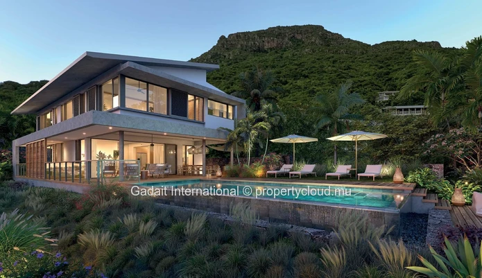 Villa avec piscine, vue sur mer et accès golf | Rivière Noire, Île Maurice