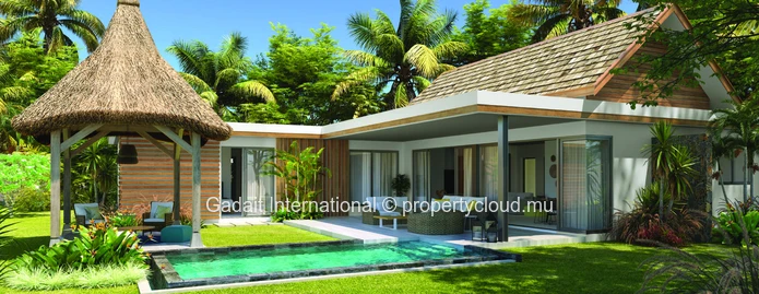 À vendre, villa de 3 chambres avec piscine à Pointe d'Esny Maurice