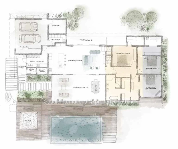 Villa Belouguet - Eco-responsible residence, private garden - Tamarin